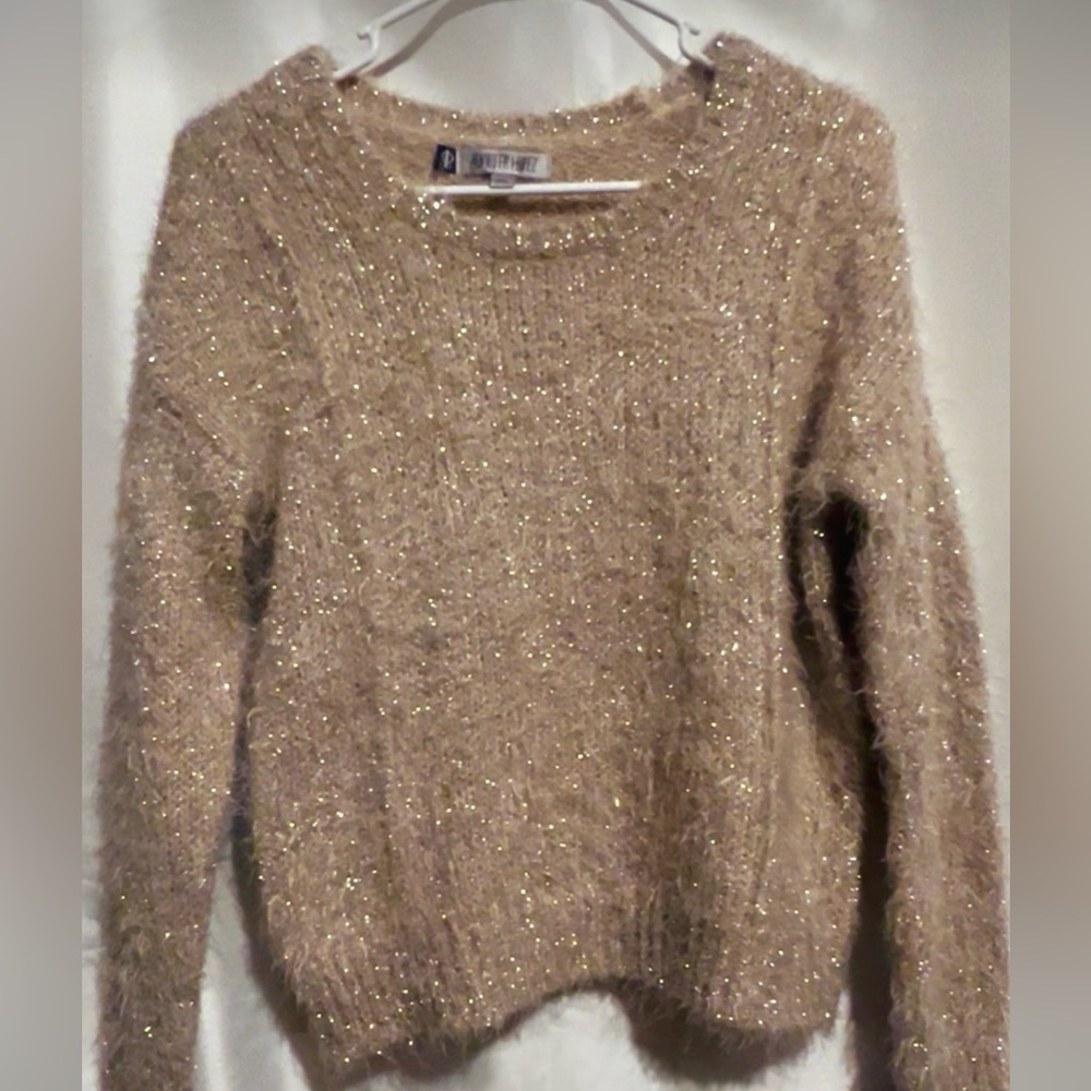 Jennifer Lopez Beige Textured Knit